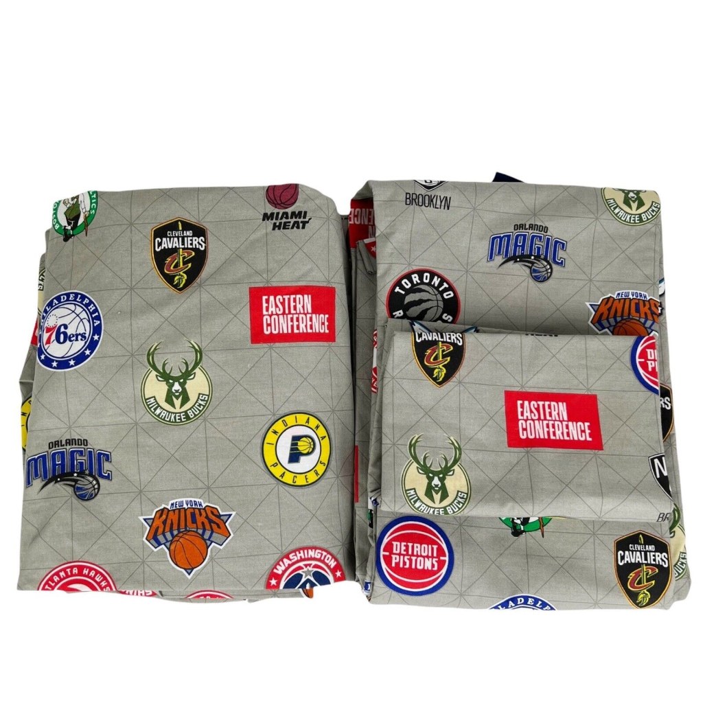 Picture of: Pottery Barn Teen NBA  Eastern Conference Sheet Set Twin