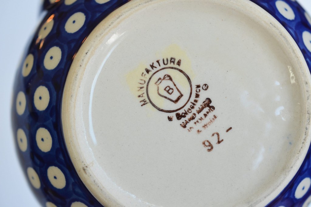 Picture of: Vintage Boleslawiec Polish Pottery Teekanne Traditionelle – Etsy